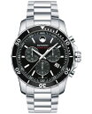 【送料無料】 モバド メンズ 腕時計 アクセサリー Men's Swiss Chronograph Series 800 Performance Steel Bracelet Diver Watch 42mm Silver(2)