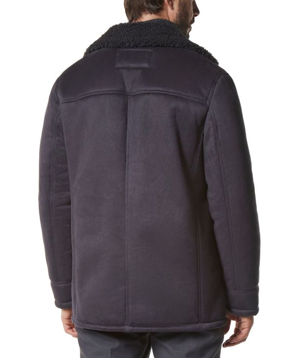 【送料無料】 マークニューヨーク メンズ ジャケット・ブルゾン アウター Men's Jarvis Faux Shearling Jacket Charcoal