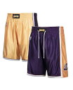 ReVida ŷԾŹ㤨̵֡ ߥå&ͥ  ϡեѥġ硼 ܥȥॹ Men's Kobe Bryant Gold-Tone and Purple Los Angeles Lakers Authentic Reversible Shorts Gold-Tone, PurpleפβǤʤ51,800ߤˤʤޤ