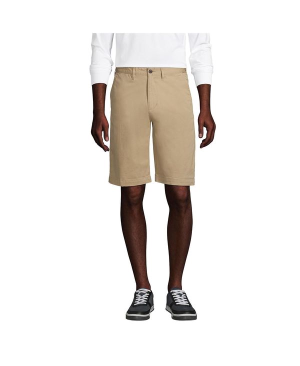【送料無料】 ランズエンド メンズ ハーフパンツ・ショーツ ボトムス Men's 11" Comfort Waist Comfort First Knockabout Chino Shorts Khaki