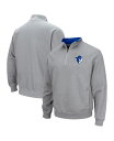【送料無料】 コロシアム メンズ ジャケット・ブルゾン アウター Men's Heathered Gray Seton Hall Pirates Tortugas Team Logo Quarter-Zip Jacket Heathered Gray(4)