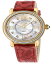 ̵ ӥ ǥ ӻ ꡼ Women's Marsala Swiss Quartz Italian Red Leather Strap Watch 37mm Gold-Tone