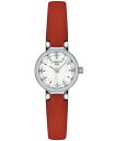 【送料無料】 ティソット レディース 腕時計 アクセサリー Women's Swiss Lovely Red Leather Strap Watch 20mm Red(2)