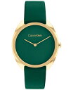 yz JoNC fB[X rv ANZT[ Women's Quartz Green Leather Strap Watch 34mm Green
