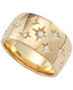 【送料無料】 マルケッサ レディース リング アクセサリー Diamond Star Wedding Band (1/6 ct. t.w.) in 18k White Gold, Gold or Rose Gold, Created for Macy's Yellow Gold