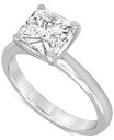 【送料無料】 バッジェリーミシュカ レディース リング アクセサリー Certified Lab Grown Diamond Princess-Cut Solitaire Engagement Ring (5 ct. t.w.) in 14k Gold White Gold