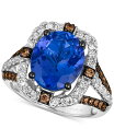 【送料無料】 ル ヴァン レディース リング アクセサリー Blueberry Tanzanite (4-1/2 ct. t.w.), Chocolate Diamonds (1/2 ct. t.w.) ..