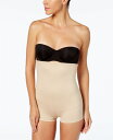 【送料無料】 メイデンフォーム レディース パンツ アンダーウェア Women's Firm Control Fat Free Dressing High Waist Boyshort 2107 Latte