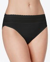 【送料無料】 ワーナーズ レディース パンツ アンダーウェア Warners® No Pinching No Problems® Dig-Free Comfort Waist with Lace Microfiber Hi-Cut 5109 Black(4)