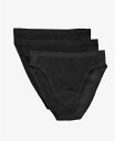 【送料無料】 オンゴッサメール レディース パンツ アンダーウェア Women 039 s Mesh Hi Cut Brief, Pack of 3 3012P3 Black