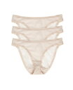 【送料無料】 オンゴッサメール レディース パンツ アンダーウェア Women's Mesh Hip Bikini Panty, Pack of 3 3202P...