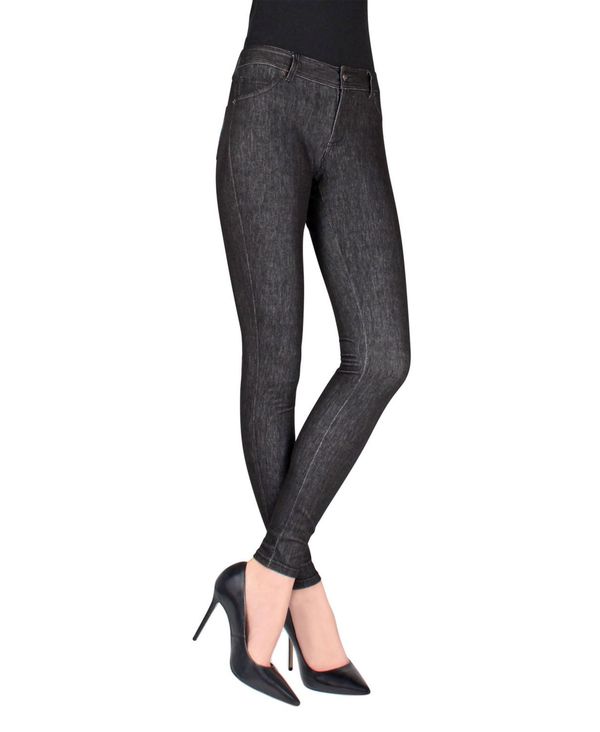 yz C fB[X MX {gX Women's Zipper Leggings Black