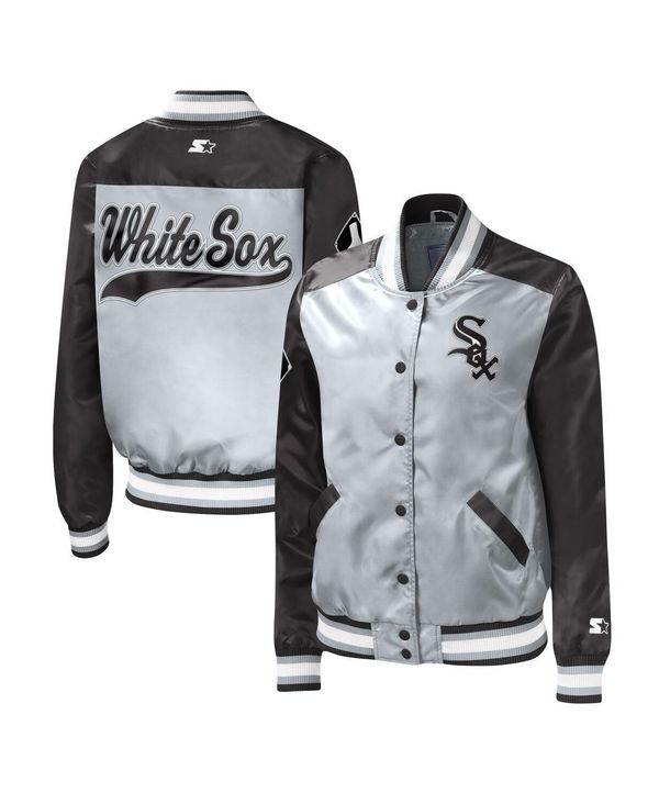 【送料無料】 スターター レディース ジャケット・ブルゾン アウター Women's Silver Chicago White Sox The Legend Full-Snap Jacket Silver