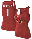 【送料無料】 ファナティクス レディース タンクトップ トップス Women's Heathered Cardinal Arizona Cardinals Na...