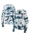 【送料無料】 ニューエラ レディース パーカー・スウェット フーディー アウター Women's Navy Boston Red Sox Tie-Dye Fleece Full-Zip Hoodie Navy