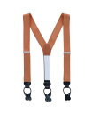 【送料無料】 トラファルガー メンズ ベルト アクセサリー Phoenix 38mm Grosgrain Non Stretch Ribbon Button End Suspenders Dark khaki