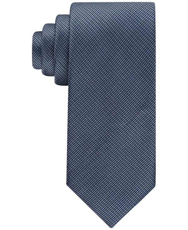 カルバン・クライン ネクタイ 【送料無料】 カルバンクライン メンズ ネクタイ アクセサリー Men's Stitch Solid Textured Tie Blue