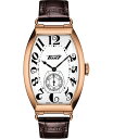 yz eB\bg Y rv ANZT[ Unisex Swiss Automatic Heritage Porto Brown Leather Strap Watch 42mm Brown