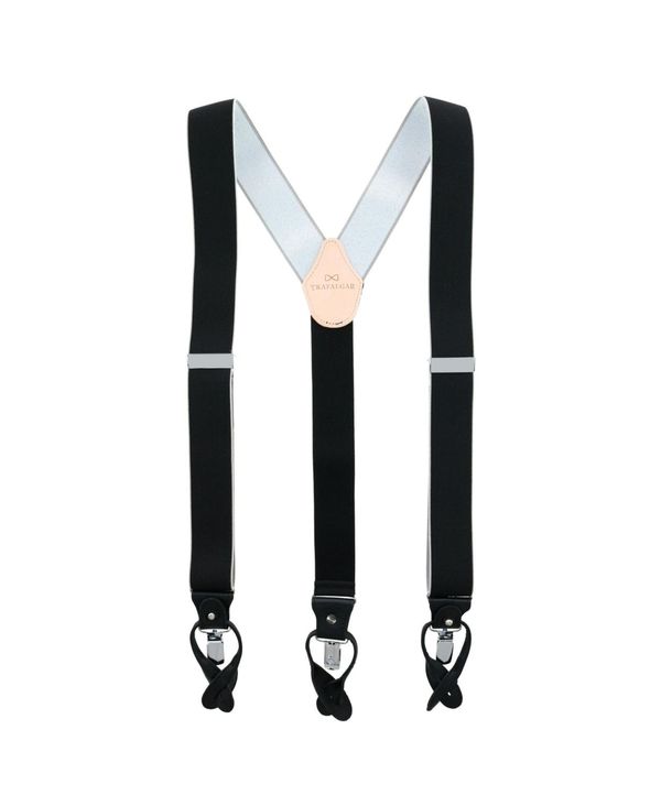 【送料無料】 トラファルガー メンズ ベルト アクセサリー Maddox 35mm Convertible Suspenders Black