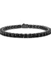 yz uo Y rv ANZT[ Men's Icon Black-Tone Sterling Silver Tennis Bracelet Na