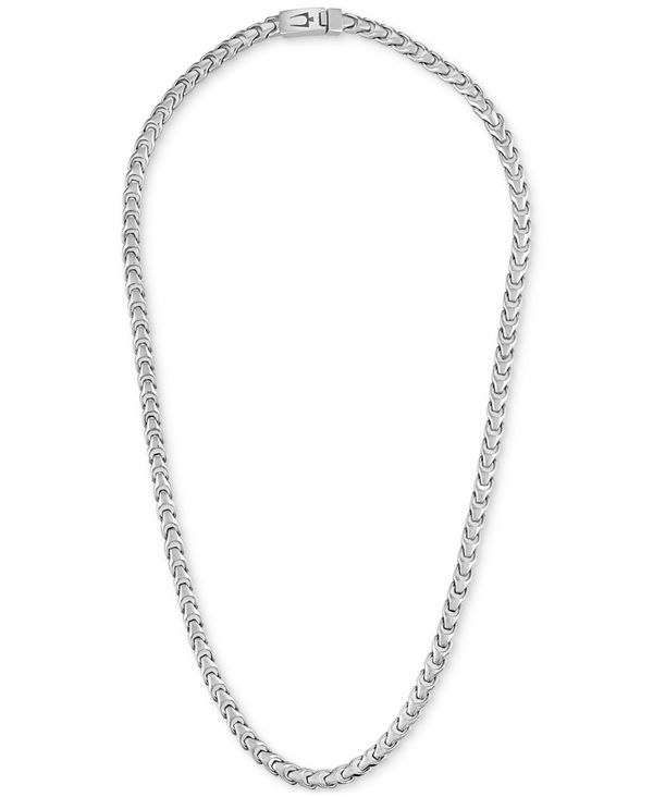 ブロバ メンズ アクセサリー 腕時計 Tシャツ レース Bulova Men's Link Chain 24 Necklace in Stainless Steel Na