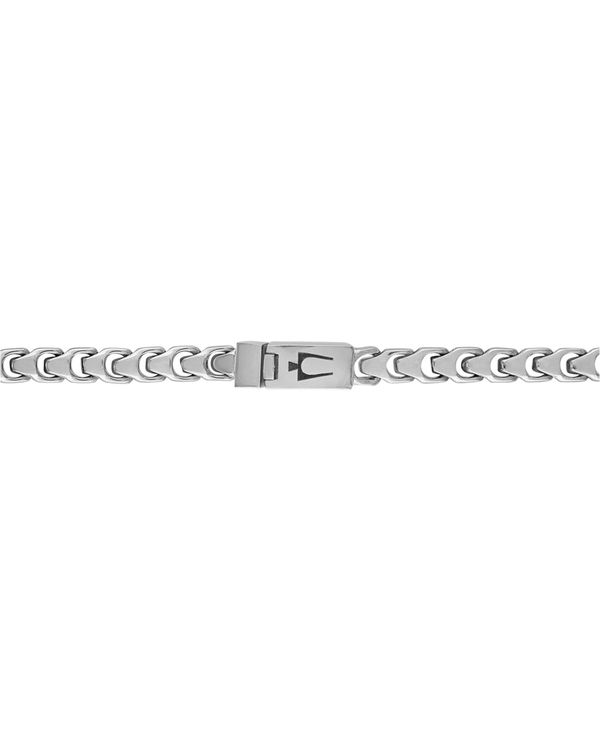 ブロバ メンズ アクセサリー 腕時計 Tシャツ レース Bulova Men's Link Chain 24 Necklace in Stainless Steel Na