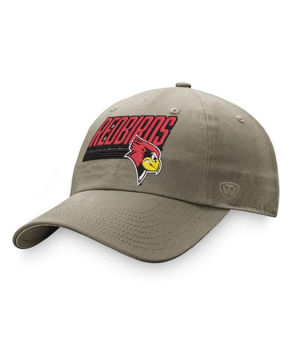 【送料無料】 トップオブザワールド メンズ 帽子 アクセサリー Men's Khaki Illinois State Redbirds Slice Adjustable Hat Khaki