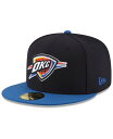 【送料無料】 ニューエラ メンズ 帽子 アクセサリー Oklahoma City Thunder Basic 2 Tone 59FIFTY Fitted Cap...