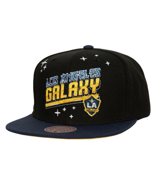 楽天ReVida 楽天市場店【送料無料】 ミッチェル&ネス メンズ 帽子 アクセサリー Men's Black LA Galaxy Anime Snapback Hat Black