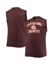 【送料無料】 ファナティクス メンズ タンクトップ トップス Men's Brown Cleveland Browns Big and Tall Muscle ...