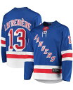 【送料無料】 ファナティクス メンズ シャツ トップス Men's Branded Alexis Lafreniere Blue New York Rangers Premier Breakaway Player Jersey Blue(4)