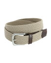 【送料無料】 トラファルガー メンズ ベルト アクセサリー Men's Riverside Solid Stretch Weave Belt Khaki