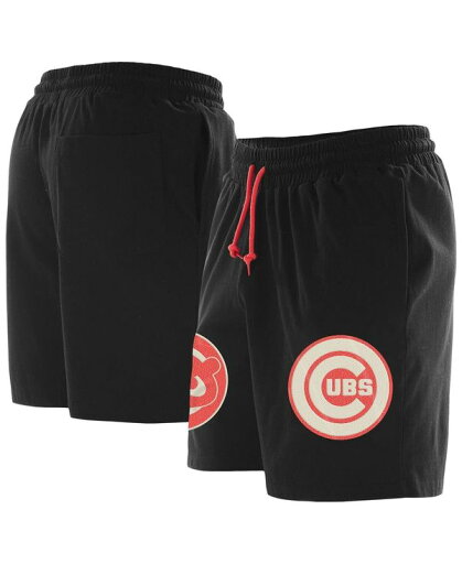 【送料無料】 ニューエラ メンズ ハーフパンツ・ショーツ ボトムス Men's Black Chicago Cubs Color Pack Knit Shorts Black 【送料無料】 ニューエラ メンズ ハーフパンツ・ショーツ ボトムス Men's Black Chicago Cubs Color Pack Knit Shorts Black
