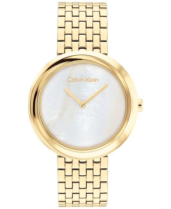 楽天ReVida 楽天市場店【送料無料】 カルバンクライン レディース 腕時計 アクセサリー Women's 2H Quartz Gold-Tone Stainless Steel Bracelet Watch 34mm Gold
