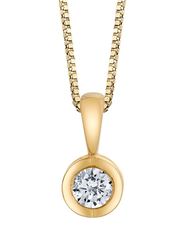 yz V[i fB[X lbNXE`[J[Ey_ggbv ANZT[ Diamond (1/10 ct. t.w.) Energy Pendant in 14k White, Yellow or Rose Gold Yellow Gold