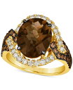 【送料無料】 ル ヴァン レディース リング アクセサリー Chocolate Quartz (4-1/5 ct. t.w.) & Diamond (1-7/8...