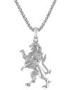 yz uo Y rv ANZT[ Men's Crest of Bohemia Pendant Necklace in Sterling Silver, 24