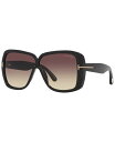 【送料無料】 トム・フォード レディース サングラス・アイウェア アクセサリー Women's Sunglasses, Marilyn TR Shiny Bla...