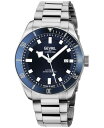 yz WFr Y rv ANZT[ Men's Yorkville Silver-Tone Stainless Steel Swiss Automatic Bracelet Watch 43mm Silver-Tone