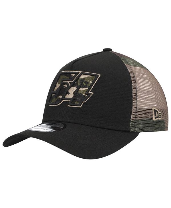 【送料無料】 ニューエラ メンズ 帽子 アクセサリー Men's Black, Camo Ty Gibbs A-Frame Trucker 9FORTY Snapback Hat Black, Camo