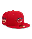 【送料無料】 ニューエラ メンズ 帽子 アクセサリー Men 039 s Red Cincinnati Reds 2023 Fourth of July 59FIFTY Fitted Hat Red