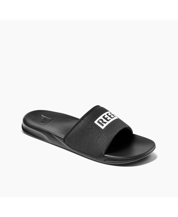 yz [t Y T_ V[Y Men's One Comfort Fit&nbsp;Slides Sandals Black, White