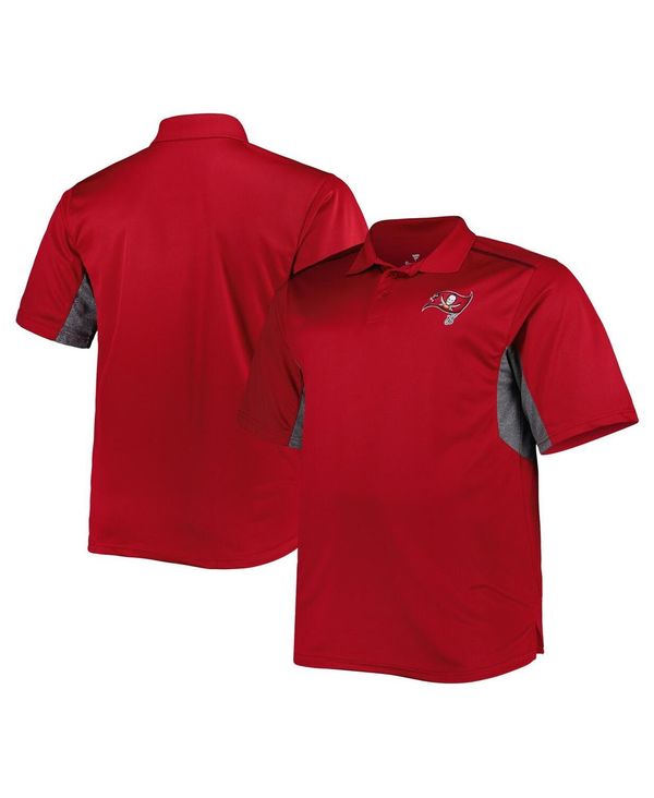 【送料無料】 ファナティクス メンズ ポロシャツ トップス Men's Red Tampa Bay Buccaneers Big and Tall Team Color Polo Shirt Red