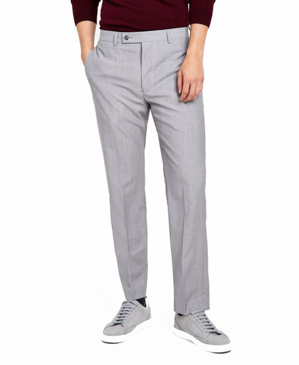 【送料無料】 カルバンクライン メンズ カジュアルパンツ ボトムス Men's Infinite Stretch Solid Slim-Fit Pants Light Grey