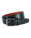 【送料無料】 トラファルガー メンズ ベルト アクセサリー Men's Matisse 35mm Mock Croc Leather Belt Black