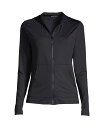 【送料無料】 ランズエンド レディース トップのみ 水着 Women's Hooded Full Zip Long Sleeve Rash Guard UPF ...