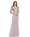 【送料無料】 マックダガル レディース ワンピース トップス Women's Embroidered Applique Shoulder Detail Trum...
