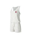 【送料無料】 コンセプツ スポーツ レディース ジャンプスーツ トップス Women's Cream Boston Red Sox Montana Hacci Knit Romper Cream