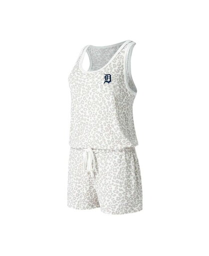 【送料無料】 コンセプツ スポーツ レディース ジャンプスーツ トップス Women's Cream Detroit Tigers Montana Hacci Knit Romper Cream 【送料無料】 コンセプツ スポーツ レディース ジャンプスーツ トップス Women's Cream Detroit Tigers Montana Hacci Knit Romper Cream