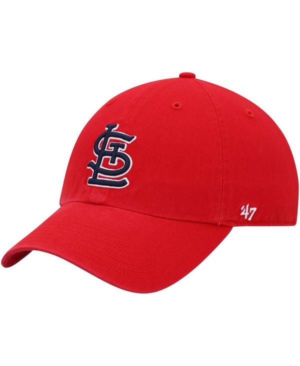 楽天ReVida 楽天市場店47 ブランド メンズ アクセサリー 帽子 '47 Brand Men's Red St. Louis Cardinals Game Clean Up Adjustable Hat Red レッド